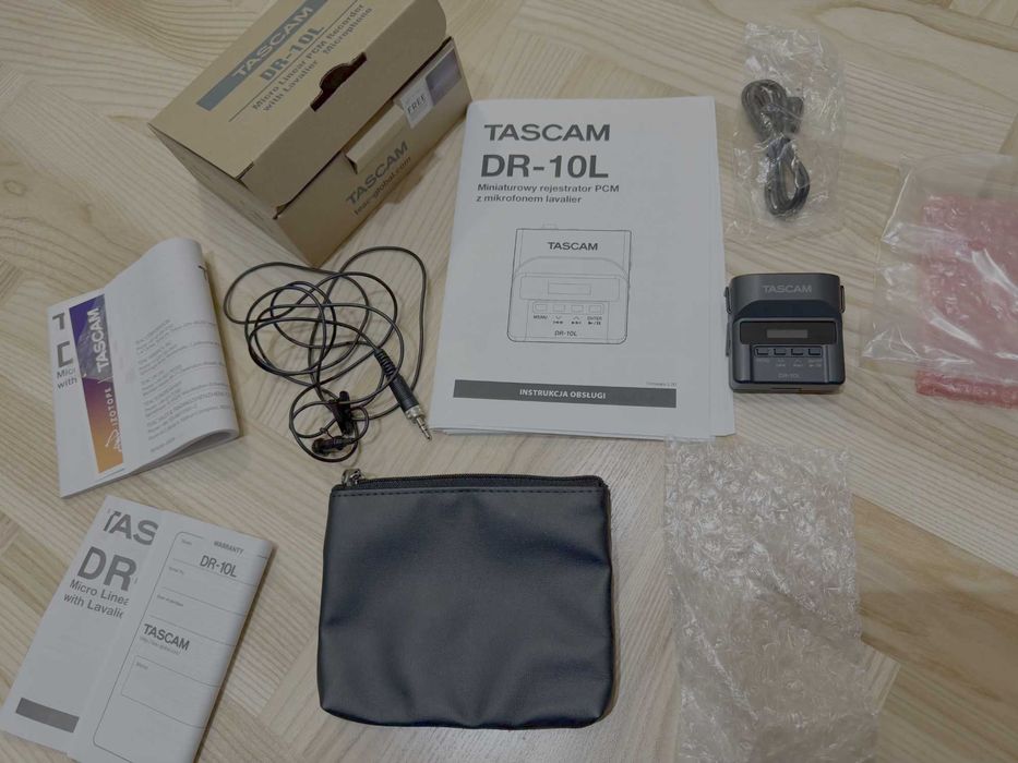 Tascam DR-10L czarny - rejestrator z mikrofonem