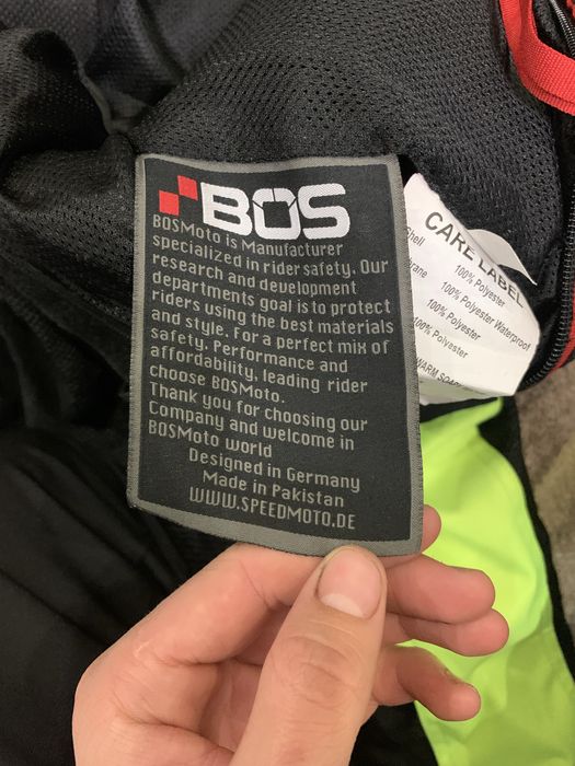Мотоекіп BOS Moto комплект куртка + штани, водозахисний, як новий