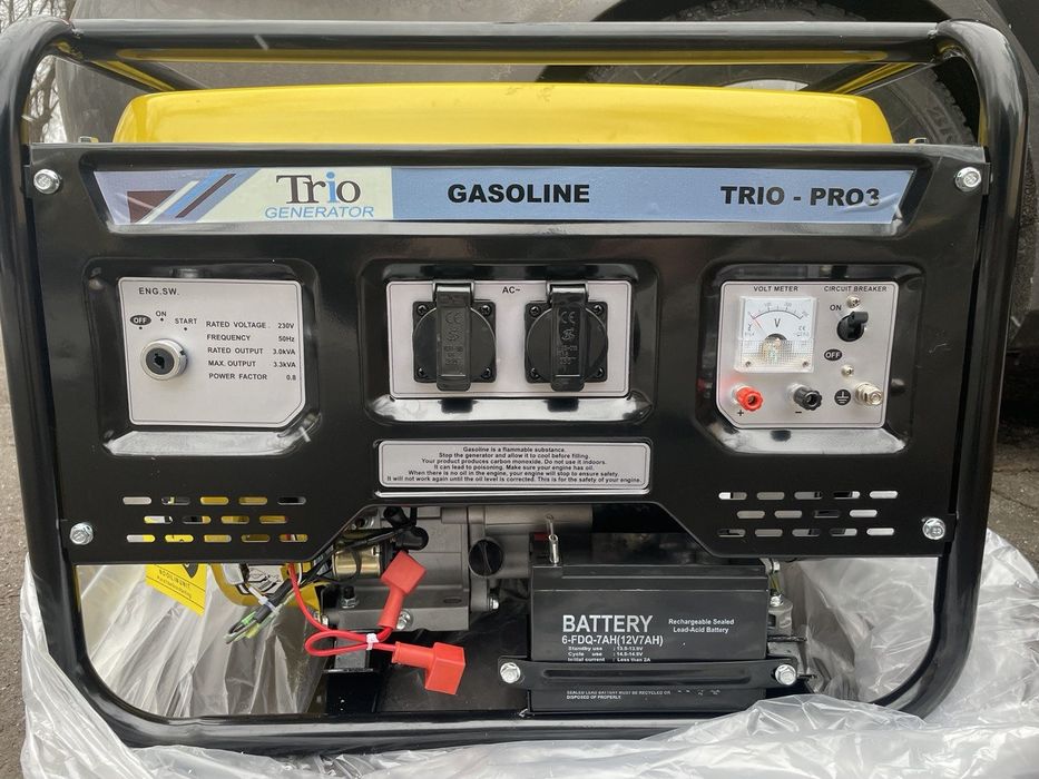 Бензиновый генератор 3кВт Trio Pro3 AG3500E