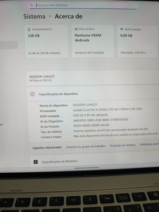 HP Elite X2 Híbrido Top