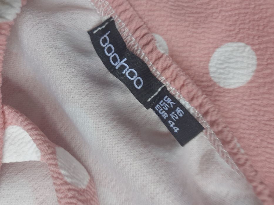 Spódnica na szelkach grochy roz M