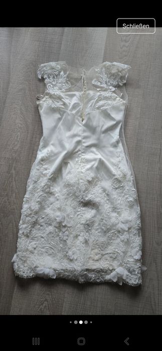 Suknia ślubna krótka  ślub cywilny Annais Bridal