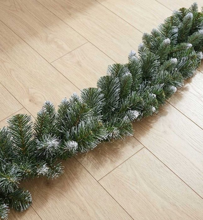 Duża XXL 260CM Girlanda Choinkowa Sztuczna Świąteczna Zielona Stołowa