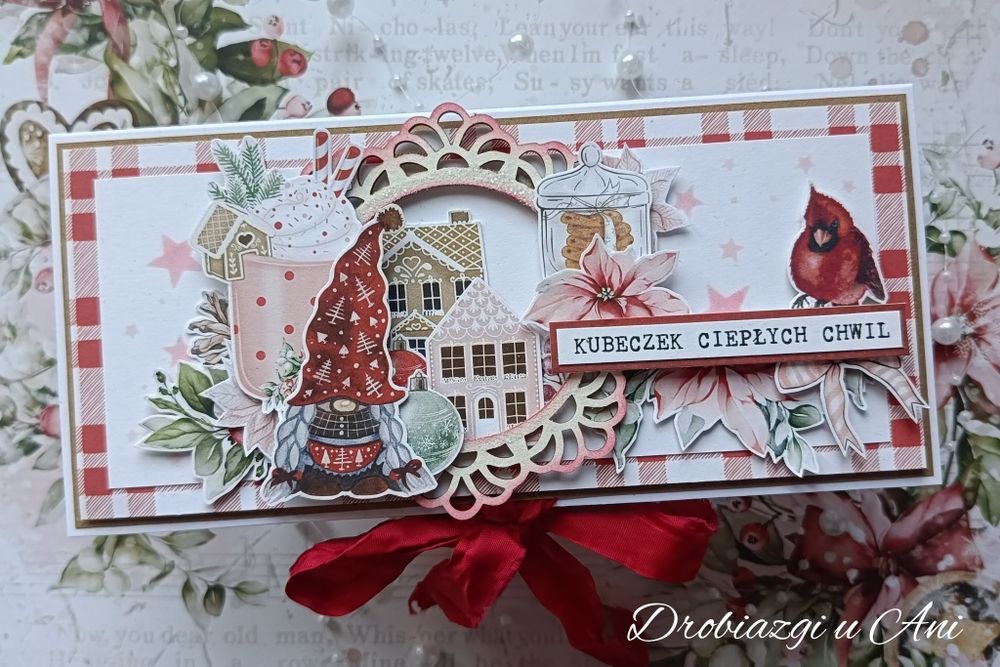 Czekoladownik pudełko na czekoladę świąteczny