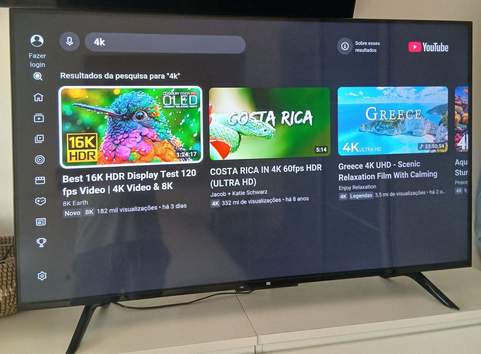 XIAOMI 55"faço entrega incluída no valor Smart TV 4K ultra  HD