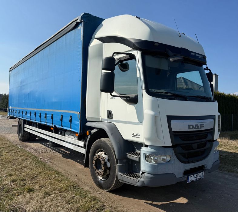 Daf LF solówka firanka plandeka  24 palety