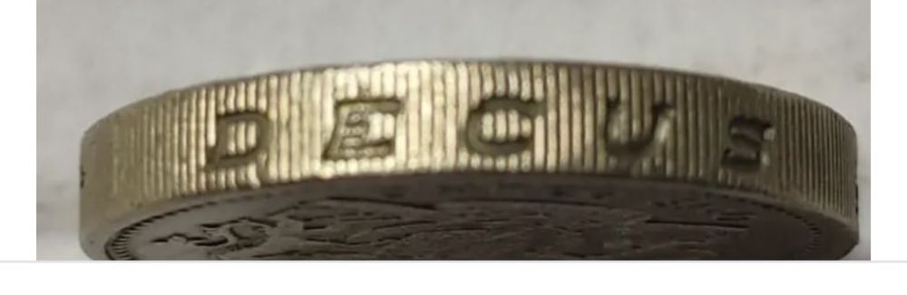 Uma libra inglesa rara de 1993