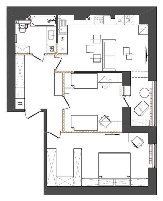 Квартира в новобудові 76,3 кв.м (будинок повністю заселений)