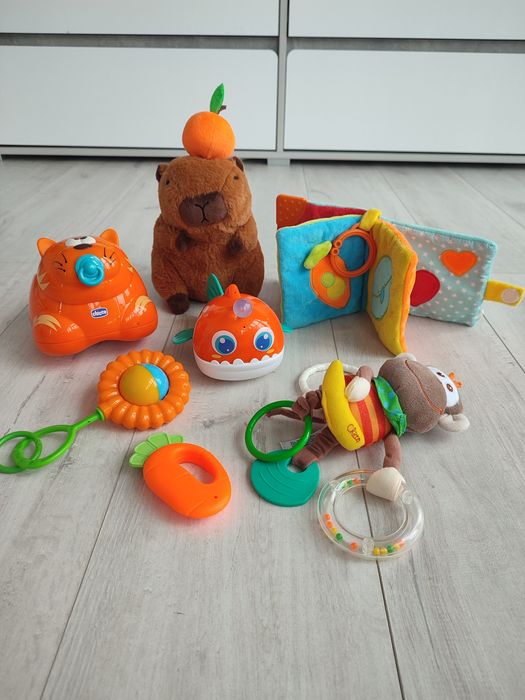 Набір дитячих іграшок для малюка 0–3 роки | Chicco, м’які, розвиваючі