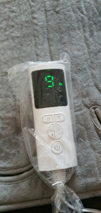 Nowy Elektryczny ogrzewacz stóp, przytulny, uniwersalny - pilot