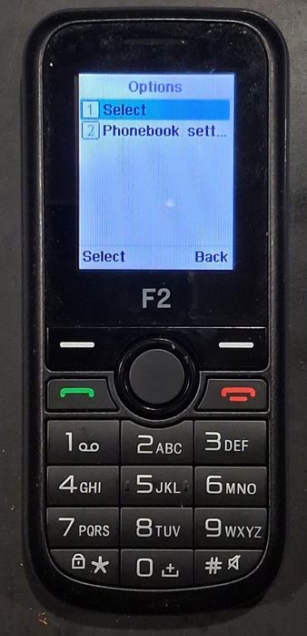 Telemóvel de 2 cartões a funcionar