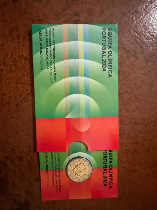 Moeda Euro Equipa Olímpica 2024