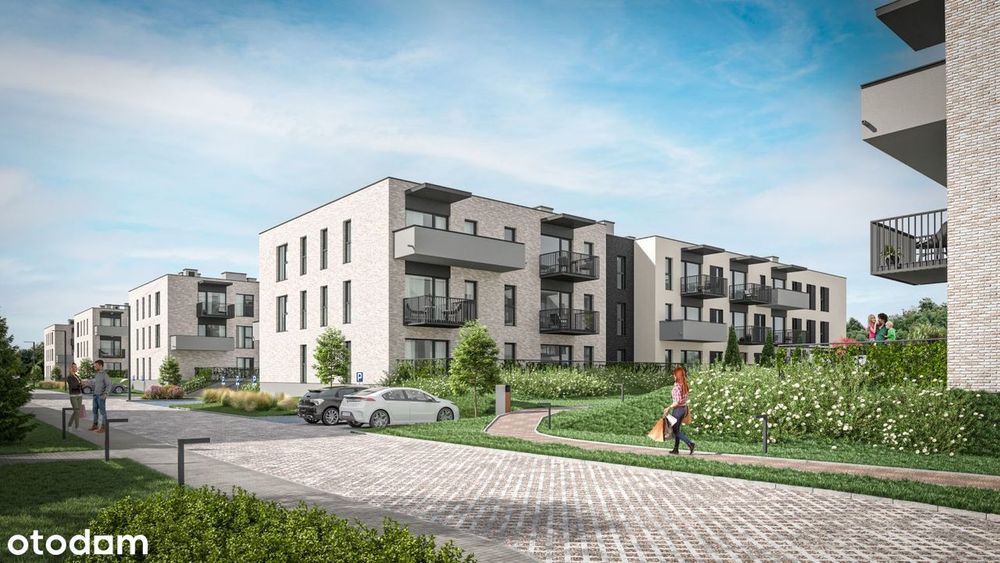 3-pokojowe mieszkanie 59m2 + balkon Bezpośrednio
