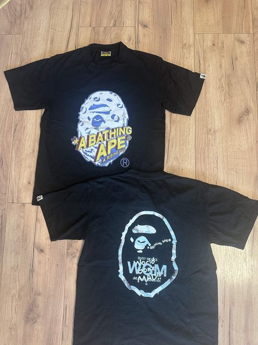 Koszulki Bape w kolorze czarnym