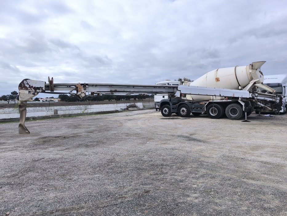 Camião betoneira 9m3 MAN 35.380 cx auto tapete para betão 16M comando