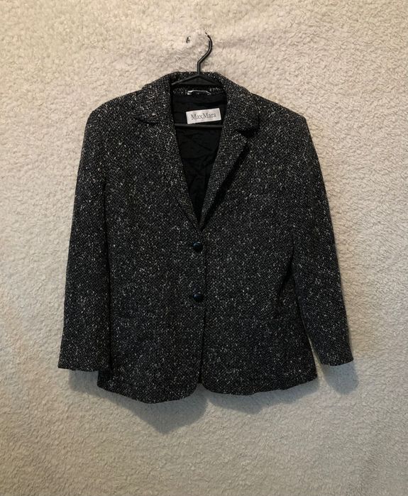 Wełniana Marynarka Max Mara Made In Italy