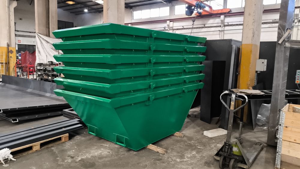 Contentores Multibenne RCD Entulhos Resíduos Lamas