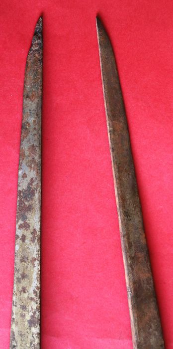 Par espadas «gémeas» chinesas para uma ou 2 mãos SXIX (Reserva ORP)
