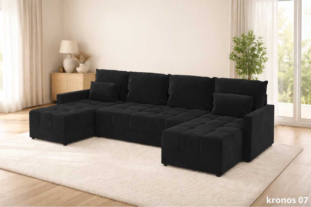 NOWY Narożnik Rogówka DOMINO U z funkcją spania KUPUJESZ U PRODUCENTA!