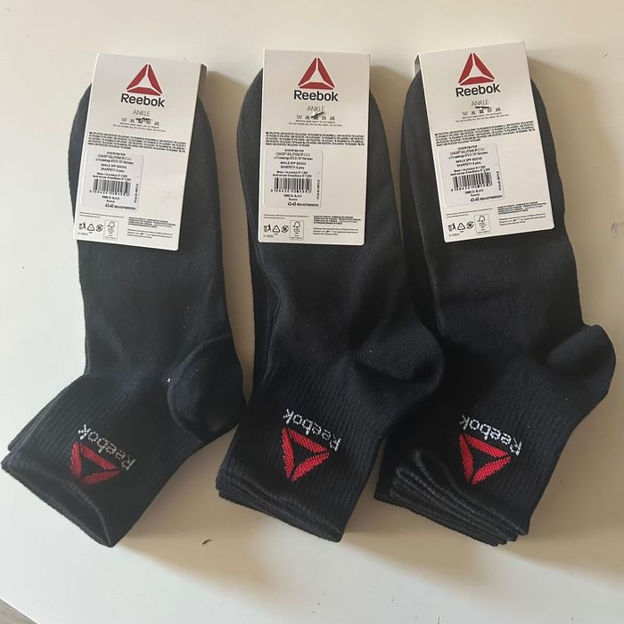 skarpetki REEBOK 43 - 45 3x3pack 9 par