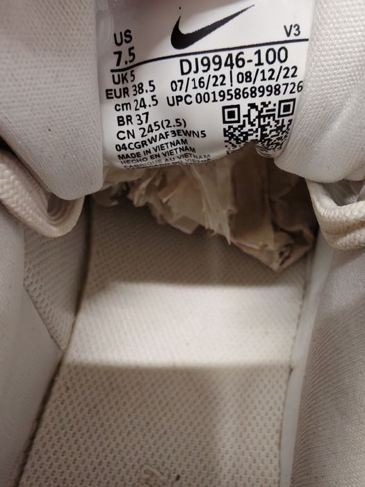 Nike air force 1 platform r.38.5