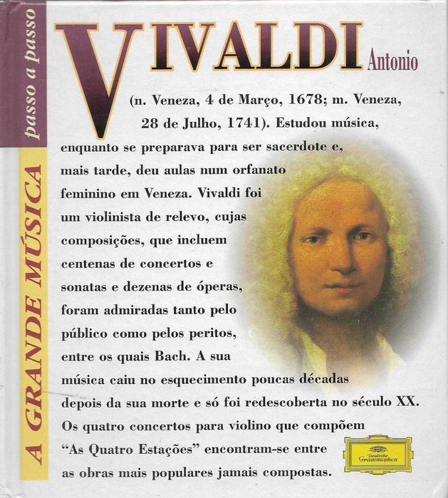 Vivaldi - - - - - As Quatro Estações - - - - - CD + Livro
