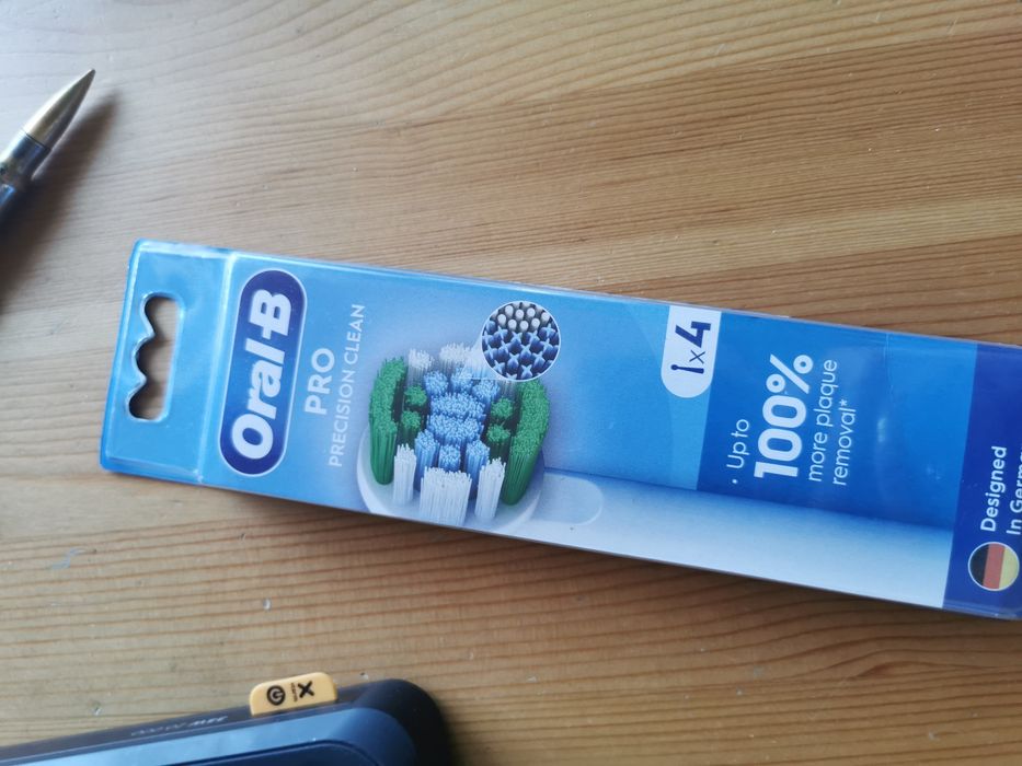 Oryginalne końcówki Oral-B Pro Precision Clean – 4 sztuki
