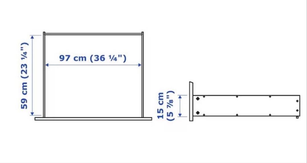 Cama MALM IKEA branca com gavetoes