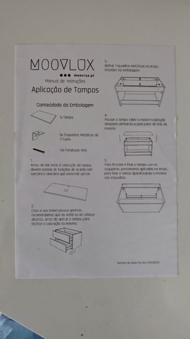 Móvel casa de banho NOVO PVP 450€