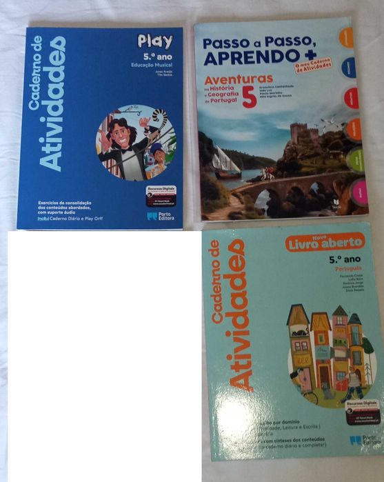 Cadernos de Atividades 5º ano - Novos