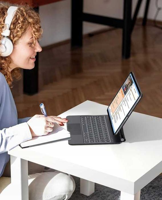 Earto Magic Keyboard do iPad Pro 11 M4 2024, 11 cali QWERTZ czarny