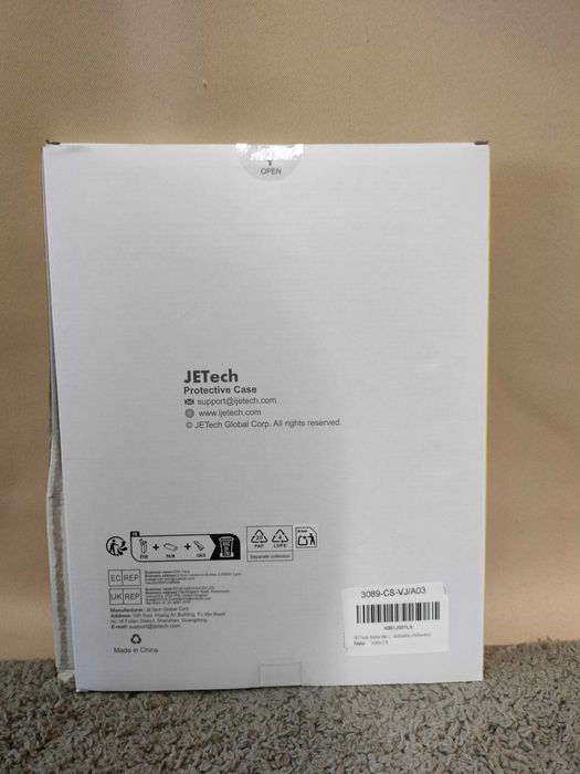 Etui case Jetech czarne do iPad 9/8/7