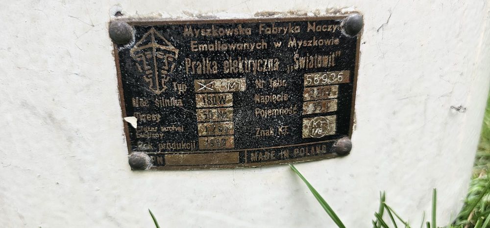 Pralka Światowit 1960