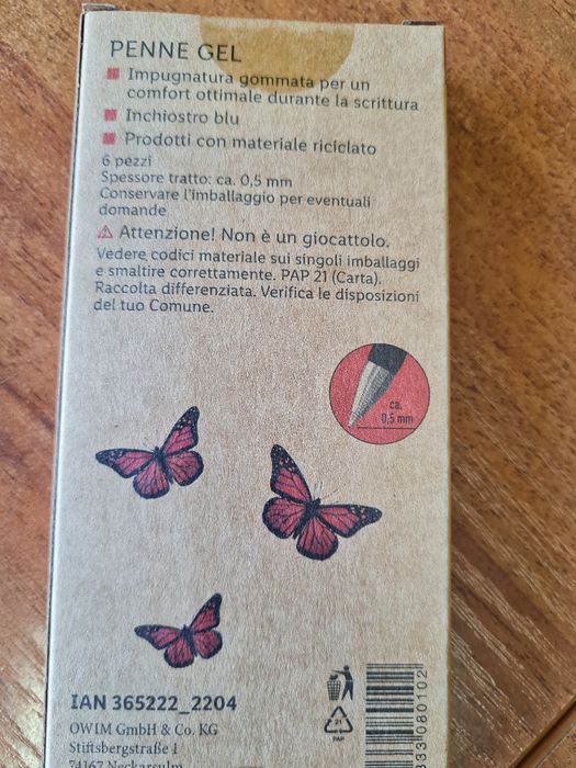 Długopisy żelowe 6szt. United Office