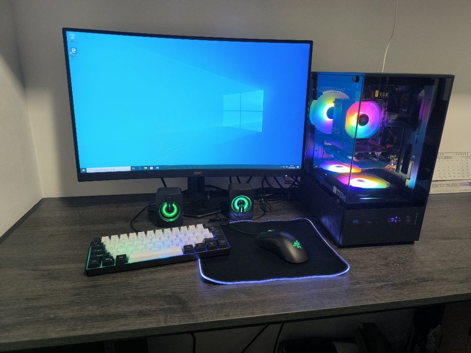 Pc Gaming 3050Rtx + Ecrã + Periféricos 3x Sem Juros