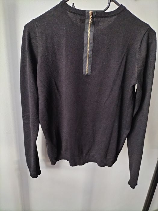 Sweter sweterek cienki czarny M mohito