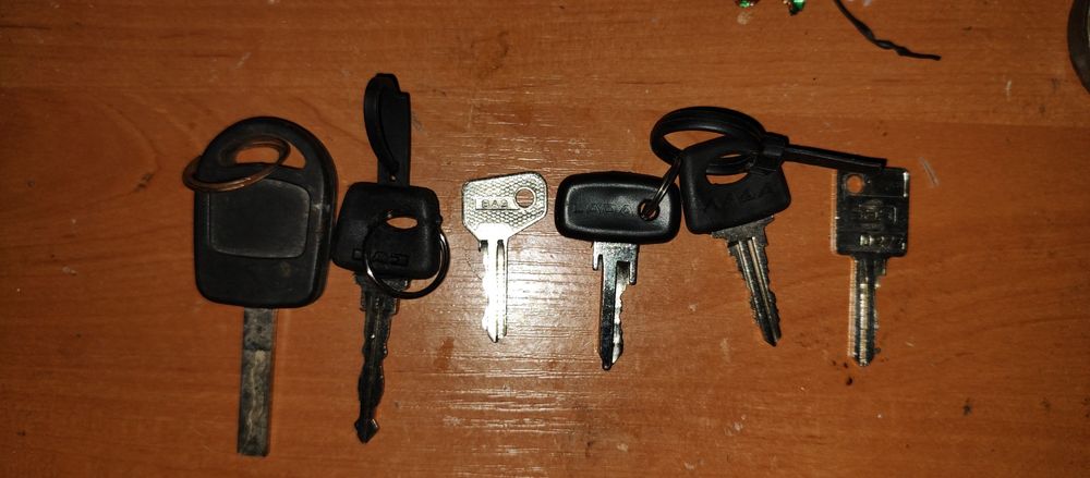 Ключі від замків авто