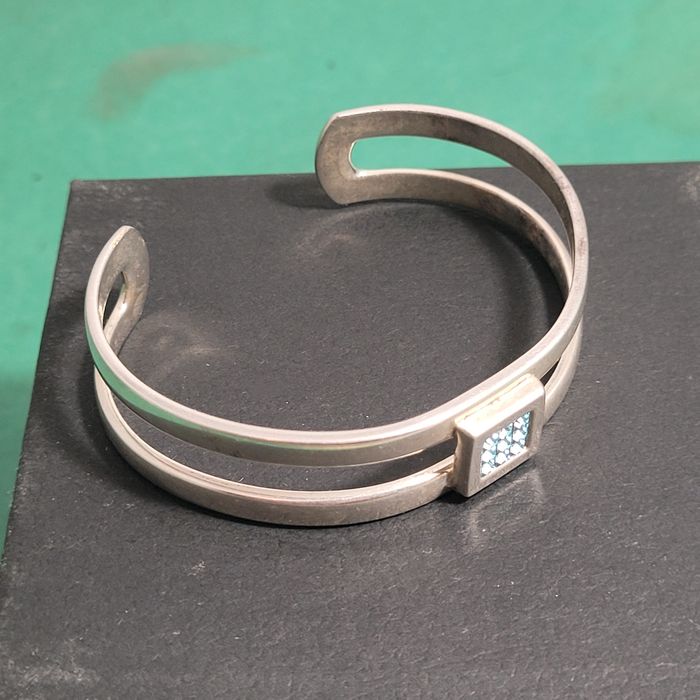 Posrebrzana szpanga /branzoletka