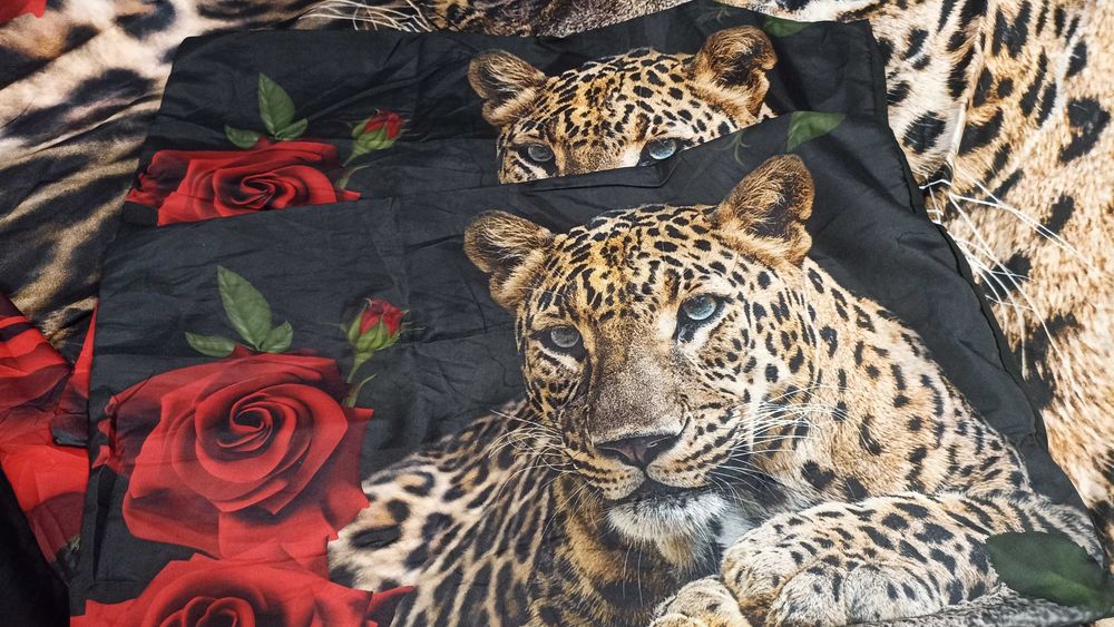 6в1 постільна білизна пододіяльник + простирадло + 4 наволочки