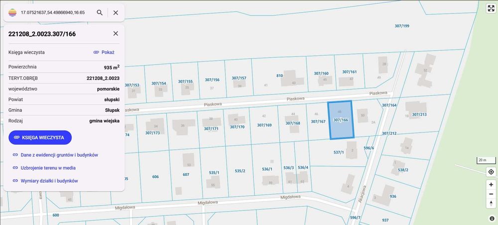 Działka budowlana SIEMIANICE ul. Piaskowa ZAREZERWOWANA!