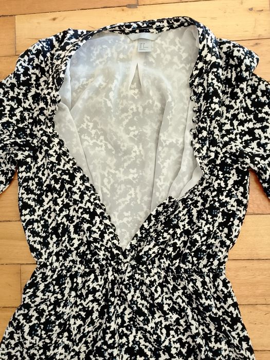 Vestido de manga comprida elegante da H&M