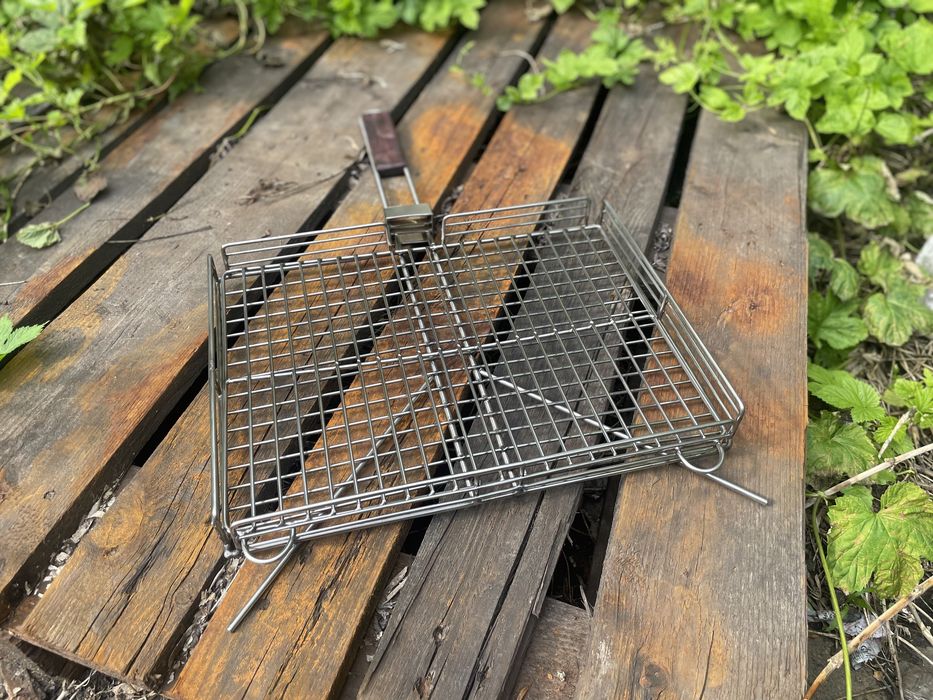 BBQ решітка сітка гриль/решетка сетка нержавійка на мангал/ 30*40