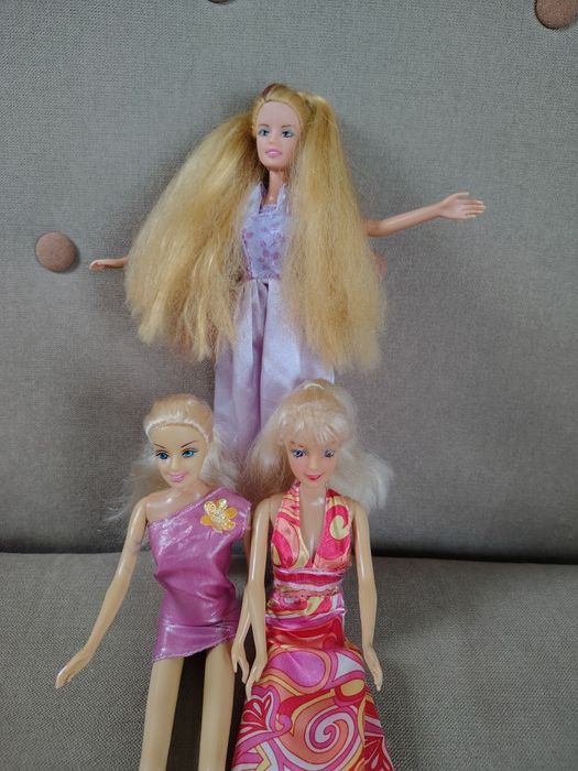 Lalki typu Barbie lata 90 ,zestaw 3 szt.