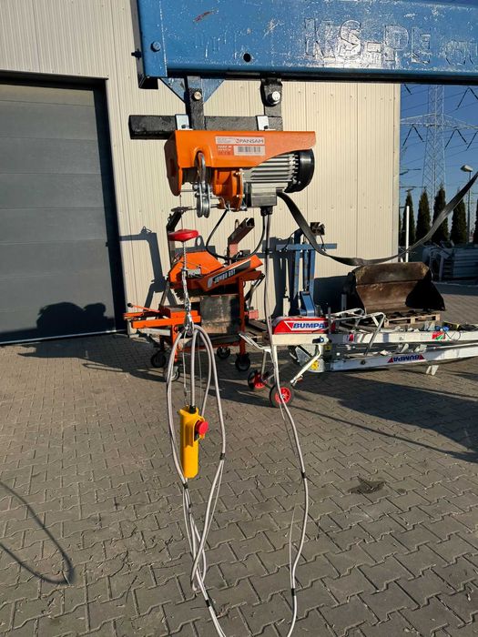 Mini Dźwig NEMAASKO 230V żuraw budowlany murarski warsztatowy Minikran