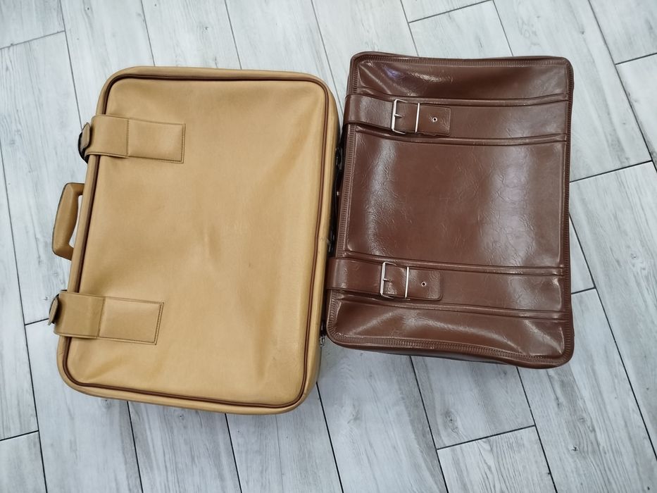 Walizki retro, PRL bdb stan.!komplet 2 sztuki