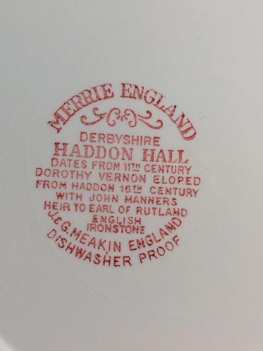 Merries England porcelana angielska talerze obiadowe 3szt