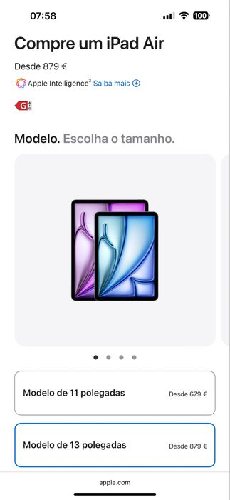 iPad Air M3 13 Polegadas 2025 Novo