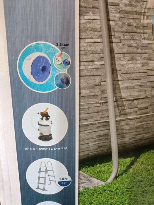 Piscina tubular marca Power Steel