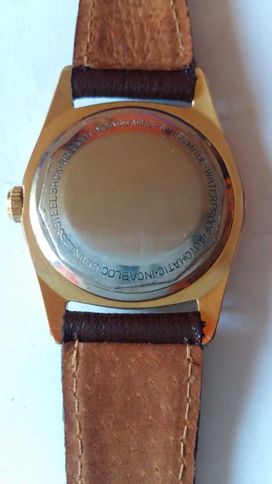 Zegarek ONSA SUPER AUTOMATIC 25 JEWELS Złoty au-20 antyk.