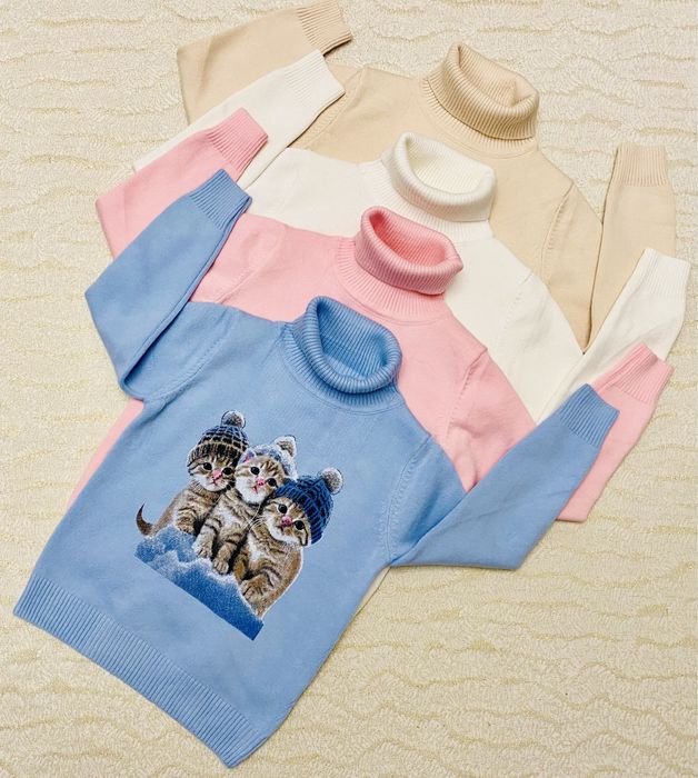 Дитячий теплий гольф/водолазка на/для дівчинки lizi kids 92-122